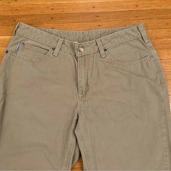 Carhartt men’s khaki/tan pants - Picture 3 of 4